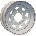 Totalturf 20522 15 x 6 Tire & Wheel 5 Lug Wheel Spoke; White TO89073